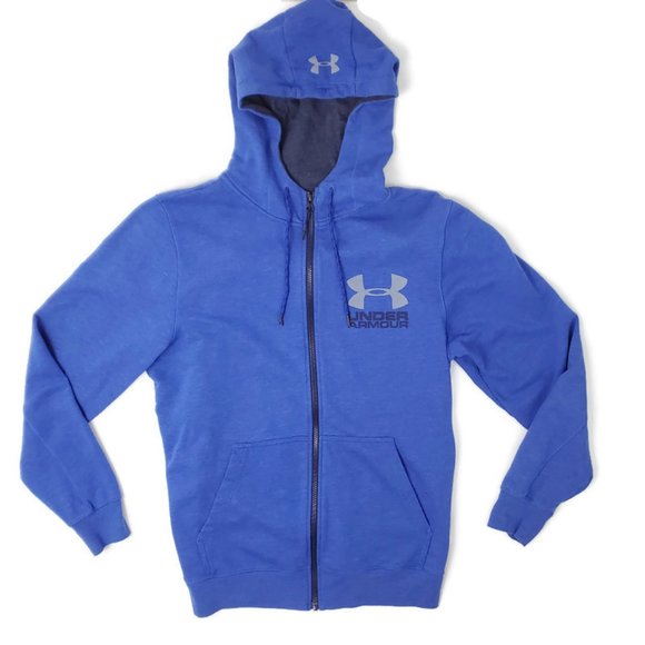 Under Armour Other - Under Armour Mens Blue ZipUp Hoodie Size M